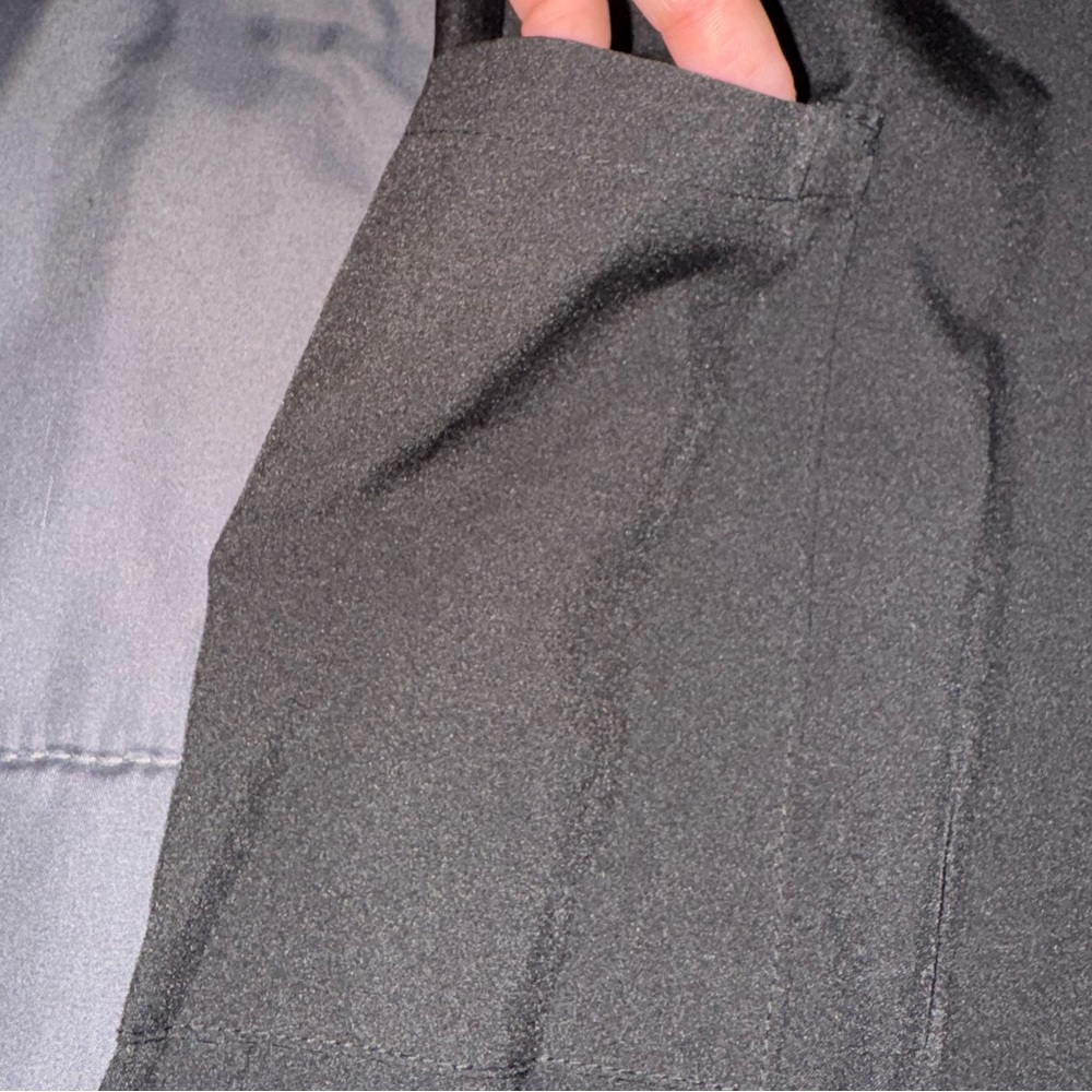 XL 4 Flex Black Drawstring Scrub Pants - Picture 4 of 8